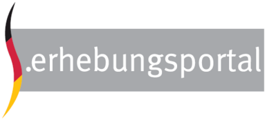 Logo und Link zum Erhebungsportal.de