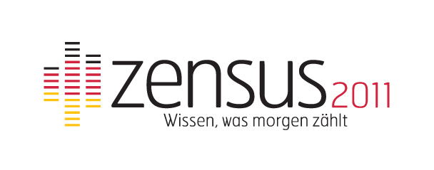 Zensus-Logo und Link auf www.zensus2011.de
